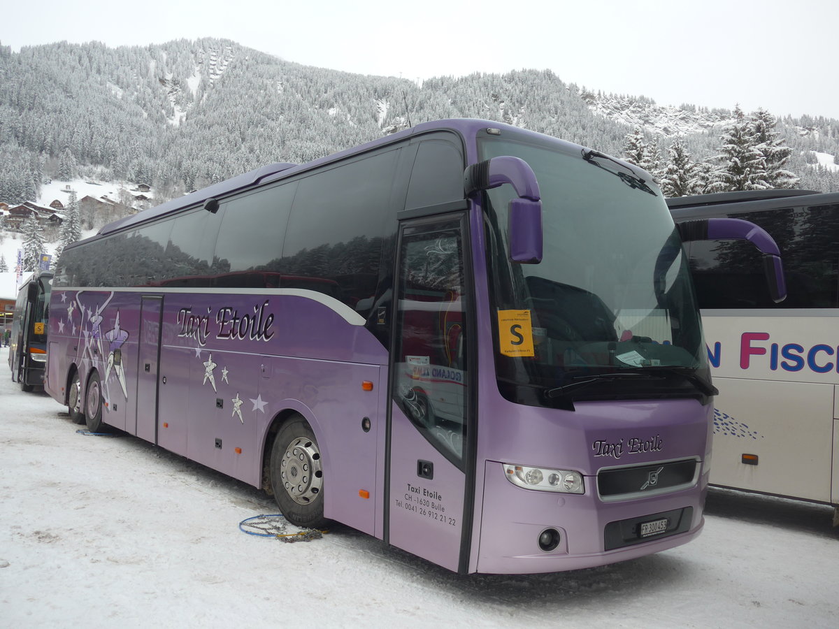 (200'723) - Taxi Etoile, Bulle - FR 300'453 - Volvo am 12. Januar 2019 in Adelboden, ASB