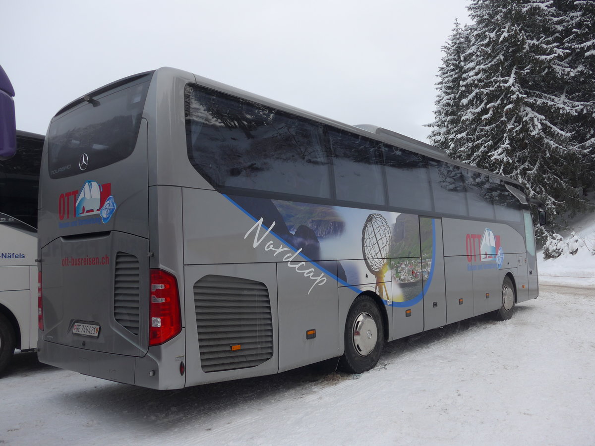 (200'724) - Ott, Steffisburg - BE 749'421 - Mercedes am 12. Januar 2019 in Adelboden, ASB