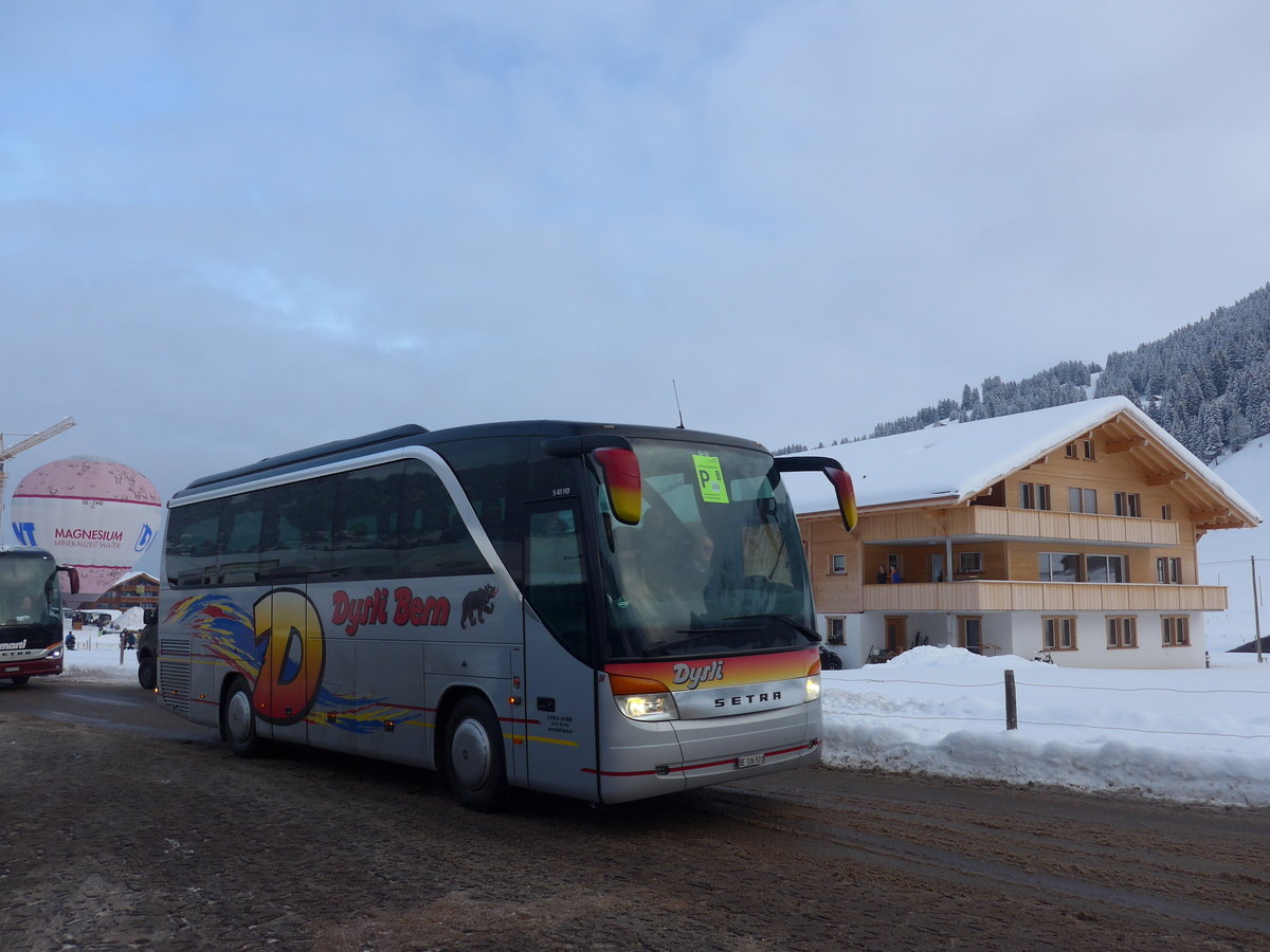 (200'796) - Dysli, Bern - Nr. 24/BE 106'501 - Setra am 12. Januar 2019 in Adelboden, Weltcup