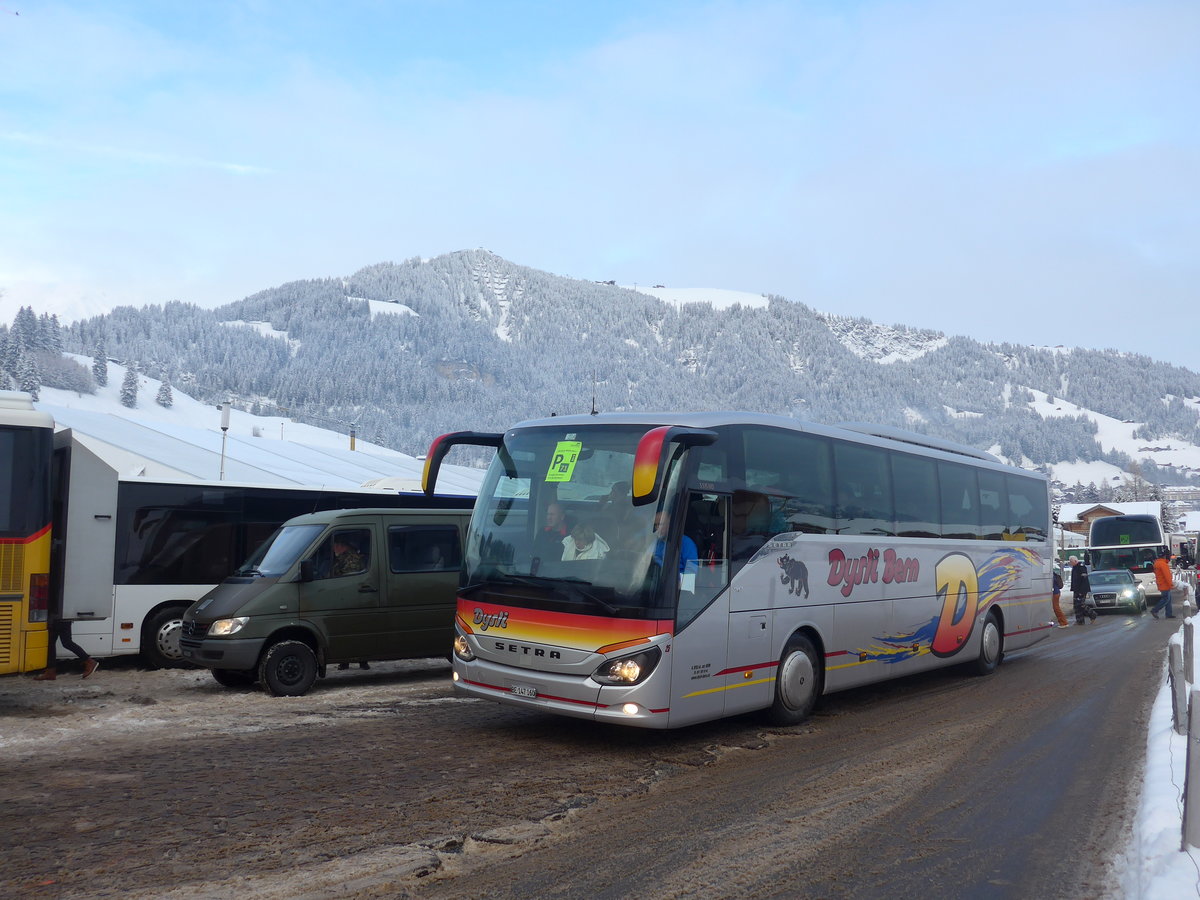 (200'809) - Dysli, Bern - Nr. 25/BE 147'160 - Setra am 12. Januar 2019 in Adelboden, Weltcup