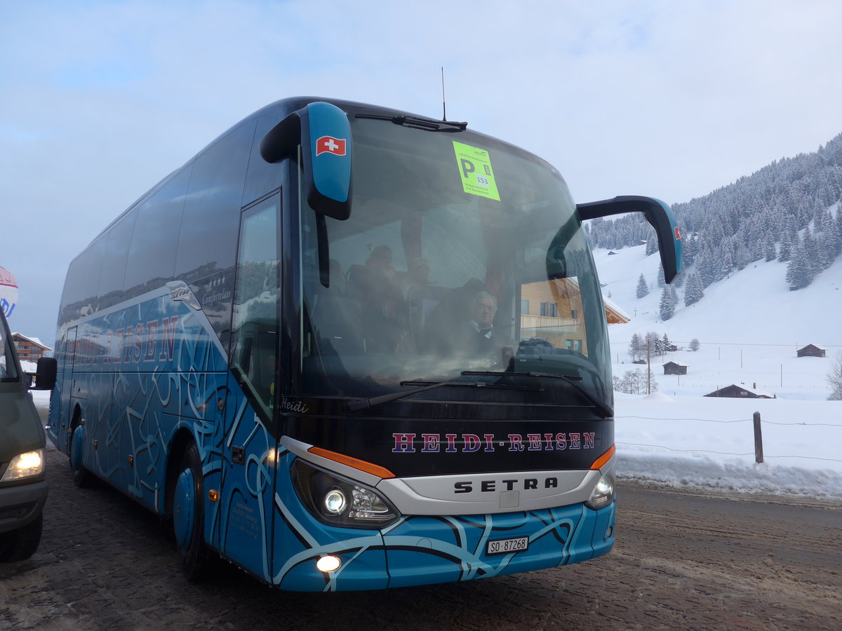 (200'817) - Heidi, Liesberg - SO 87'268 - Setra am 12. Januar 2019 in Adelboden, Weltcup