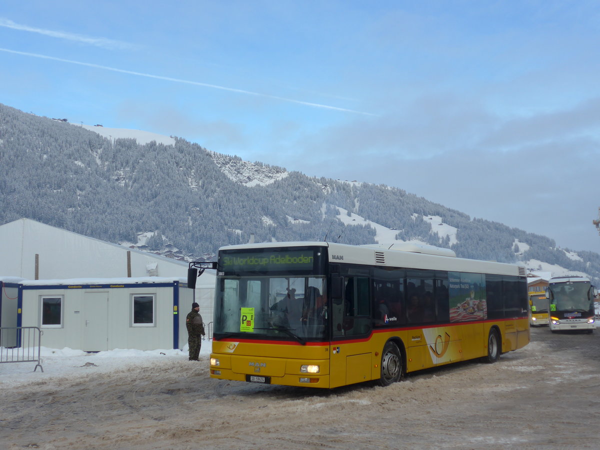 (200'834) - Wyss, Boningen - Nr. 38/SO 59'474 - MAN am 12. Januar 2019 in Adelboden, Weltcup