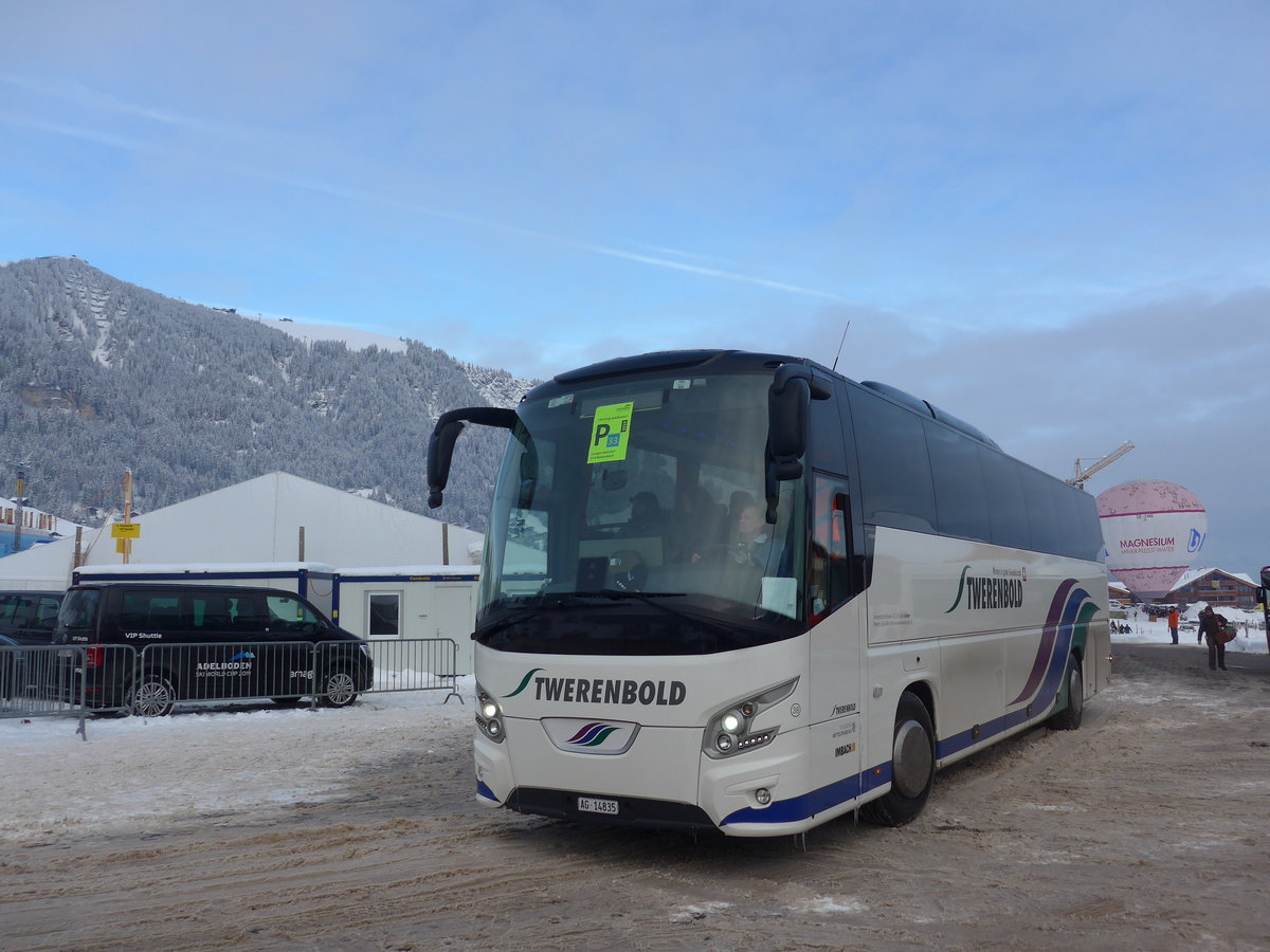 (200'839) - Twerenbold, Baden - Nr. 38/AG 14'835 - VDL am 12. Januar 2019 in Adelboden, Weltcup