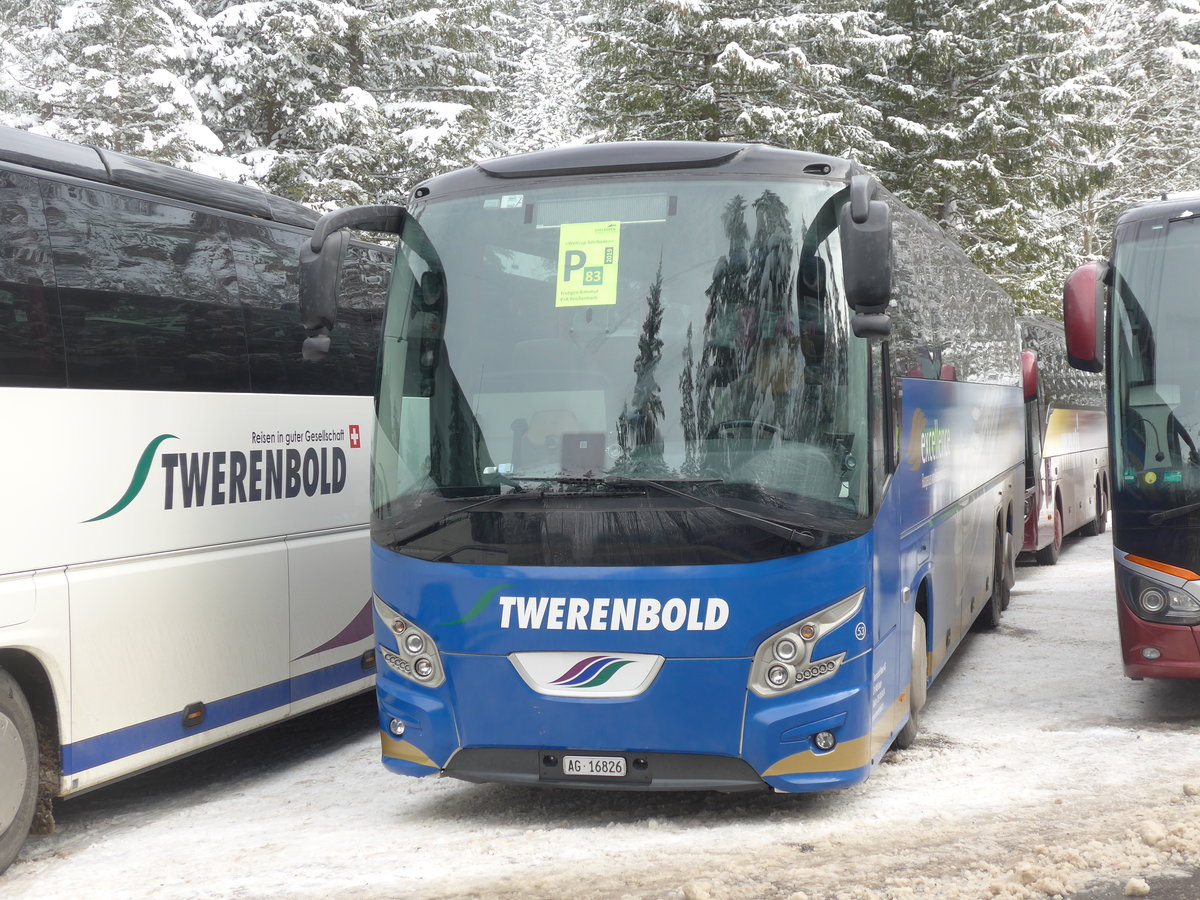 (200'919) - Twerenbold, Baden - Nr. 53/AG 16'826 - VDL am 12. Januar 2019 in Adelboden, Unter dem Birg