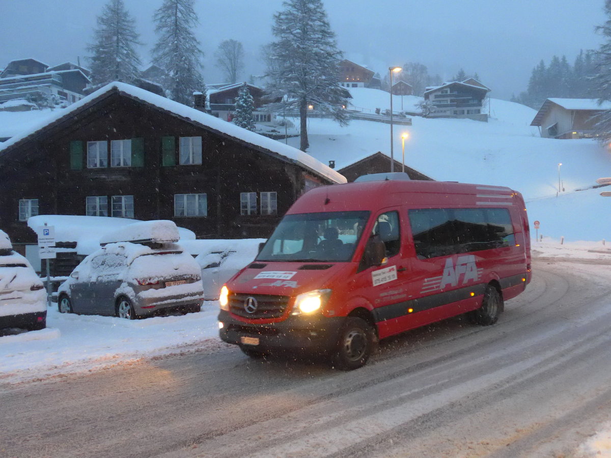 (201'011) - AFA Adelboden - Nr. 29/BE 173'525 - Mercedes am 13. Januar 2019 in Adelboden, Oey