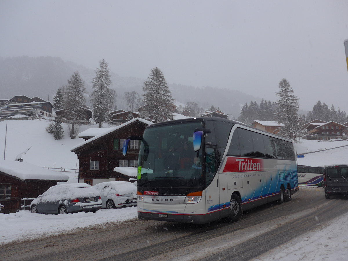 (201'068) - Tritten, Zweisimmen - BE 26'689 - Setra am 13. Januar 2019 in Adelboden, Oey