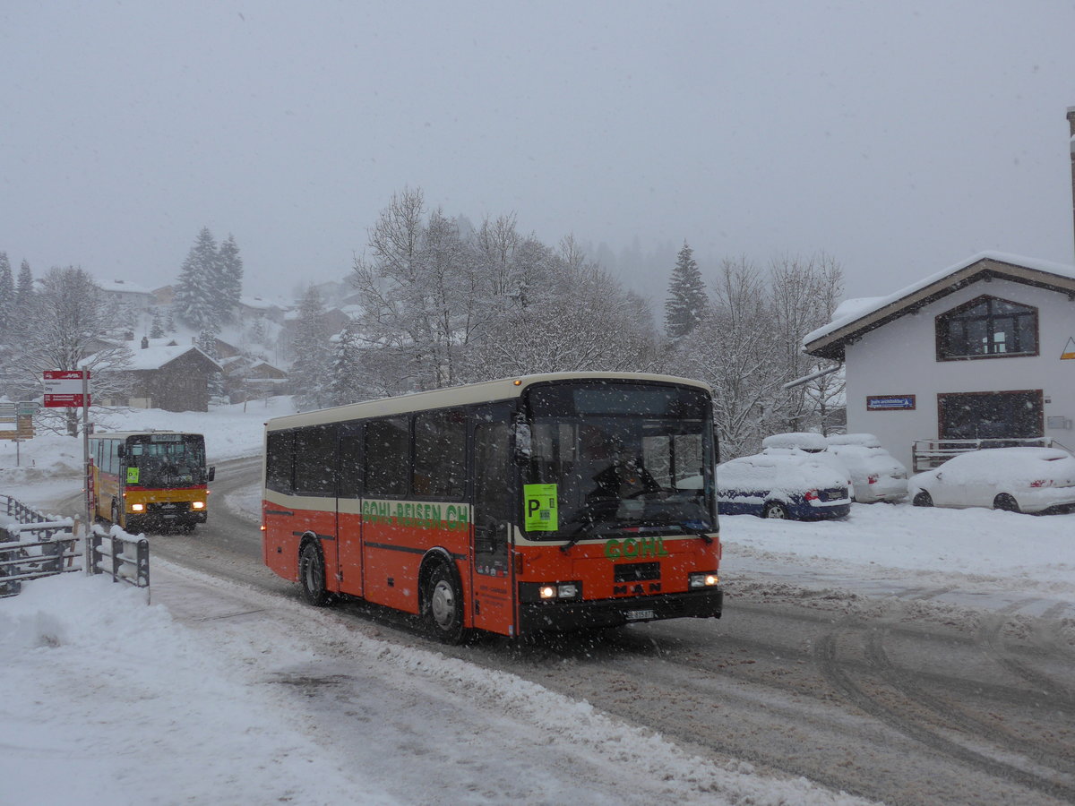 (201'087) - Gohl, Herzogenbuchsee - BE 815'877 - MAN/Lauber (ex AMSA Chiasso Nr. 19; ex Tresch, Amsteg) am 13. Juli 2019 in Adelboden, Oey