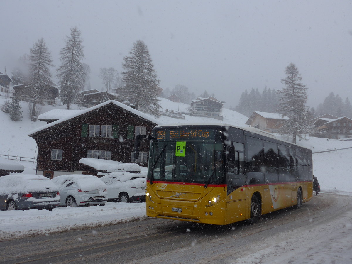 (201'093) - ASK Schangnau - Nr. 2/BE 396'677 - Volvo am 13. Januar 2019 in Adelboden, Oey