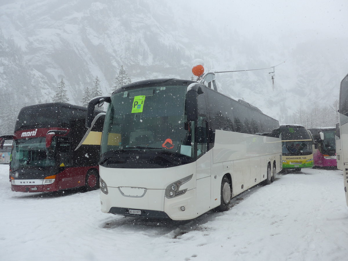 (201'153) - Twerenbold, Baden - Nr. 57/AG 203'971 - VDL am 13. Januar 2019 in Adelboden, Unter dem Birg