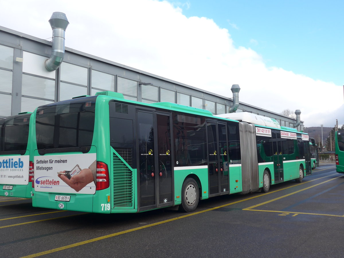 (201'524) - BVB Basel - Nr. 719/BS 6678 - Mercedes am 11. Februar 2019 in Basel, Garage Rankstrasse