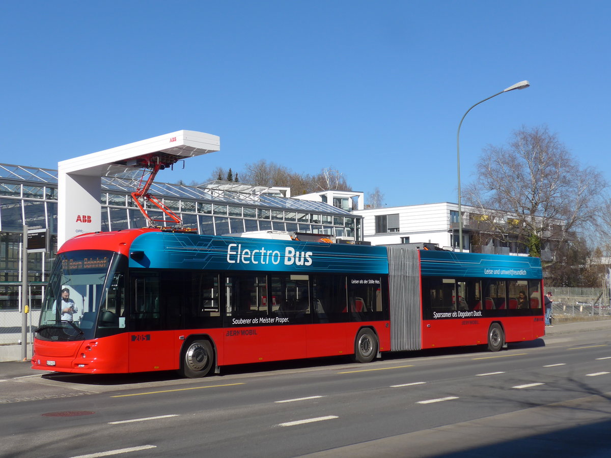 (201'709) - Bernmobil, Bern - Nr. 205/BE 724'205 - Hess/Hess am 18. Februar 2019 in Kniz, Weiermatt