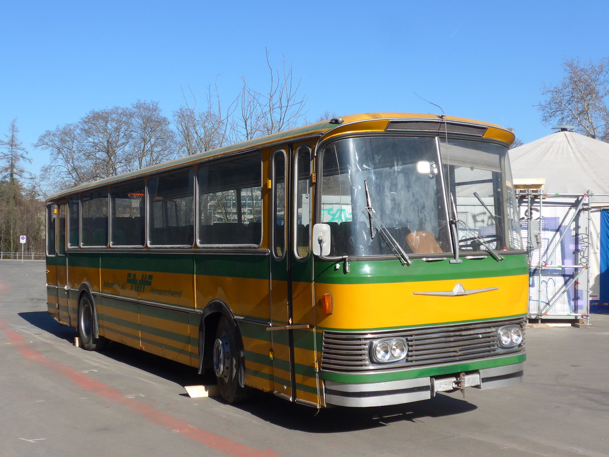 (201'724) - Outlawz, Bern - Nr. 6 - Neoplan (ex Privat in Linden; ex AvH Heimenschwand Nr. 6) am 18. Februar 2019 in Bern, Schtzenmatte