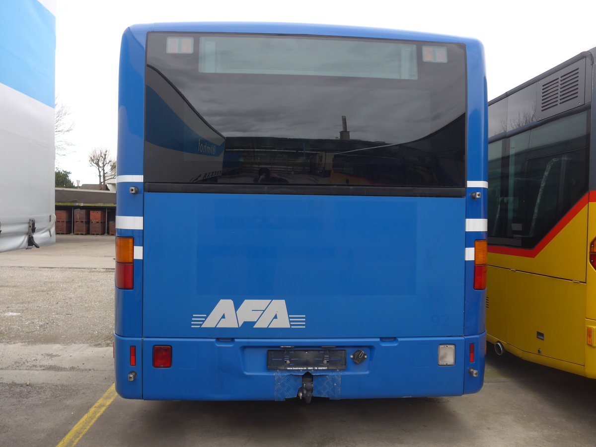 (201'959) - AFA Adelboden - Nr. 92 - Mercedes (ex Nr. 4) am 4. Mrz 2019 in Frauenfeld, Langdorfstrasse