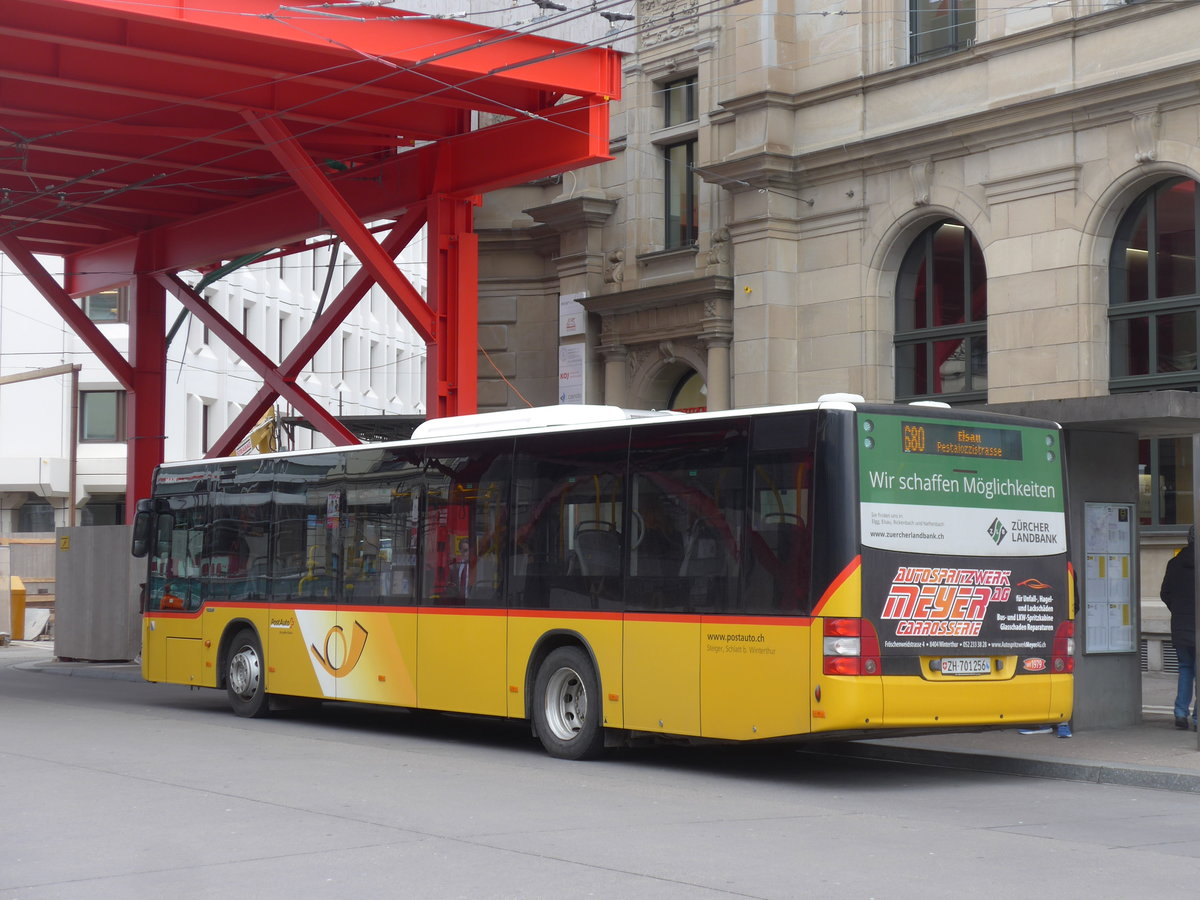 (201'991) - Steiger, Schlatt - Nr. 299/ZH 701'256 - MAN am 4. Mrz 2019 beim Hauptbahnhof Winterthur