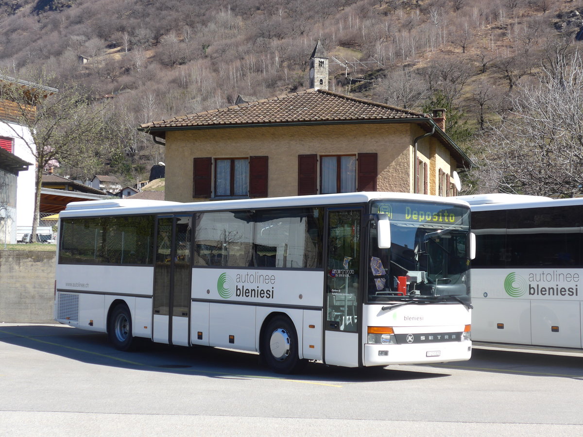 (202'557) - ABl Biasca - Nr. 20/TI 231'020 - Setra (ex AAGU Altdorf Nr. 33) am 19. Mrz 2019 in Biasca, Garage