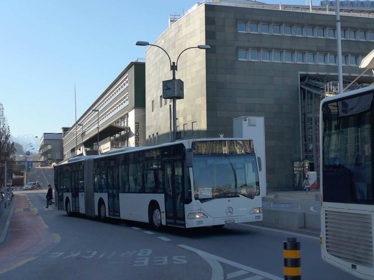 (202'924) - Welti-Furrer, Bassersdorf - Nr. 73/ZH 712'673 - Mercedes (ex Nr. 97) am 23. Mrz 2019 beim Bahnhof Luzern