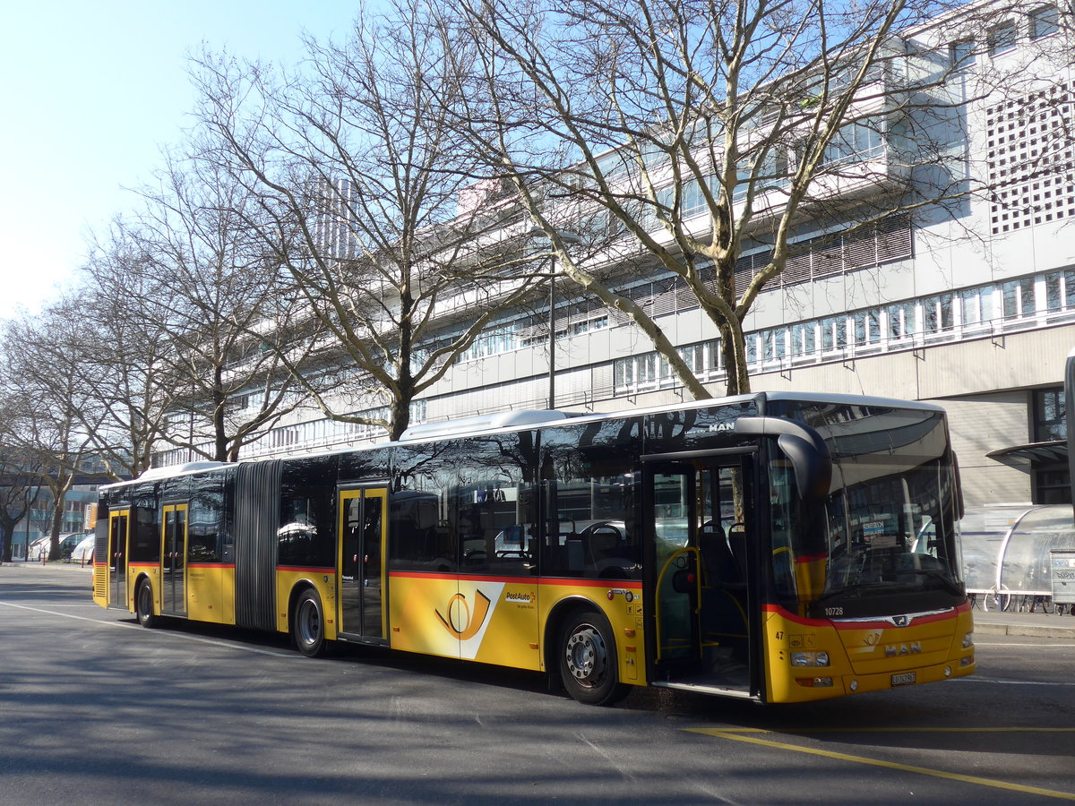 (203'282) - SB Trans, Sursee - Nr. 47/LU 243'967 - MAN am 30. Mrz 2019 in Luzern, Inseli-P