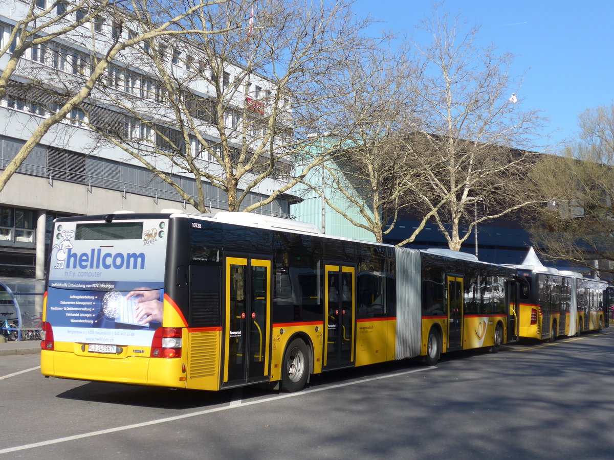 (203'284) - SB Trans, Sursee - Nr. 47/LU 243'967 - MAN am 30. Mrz 2019 in Luzern, Inseli-P