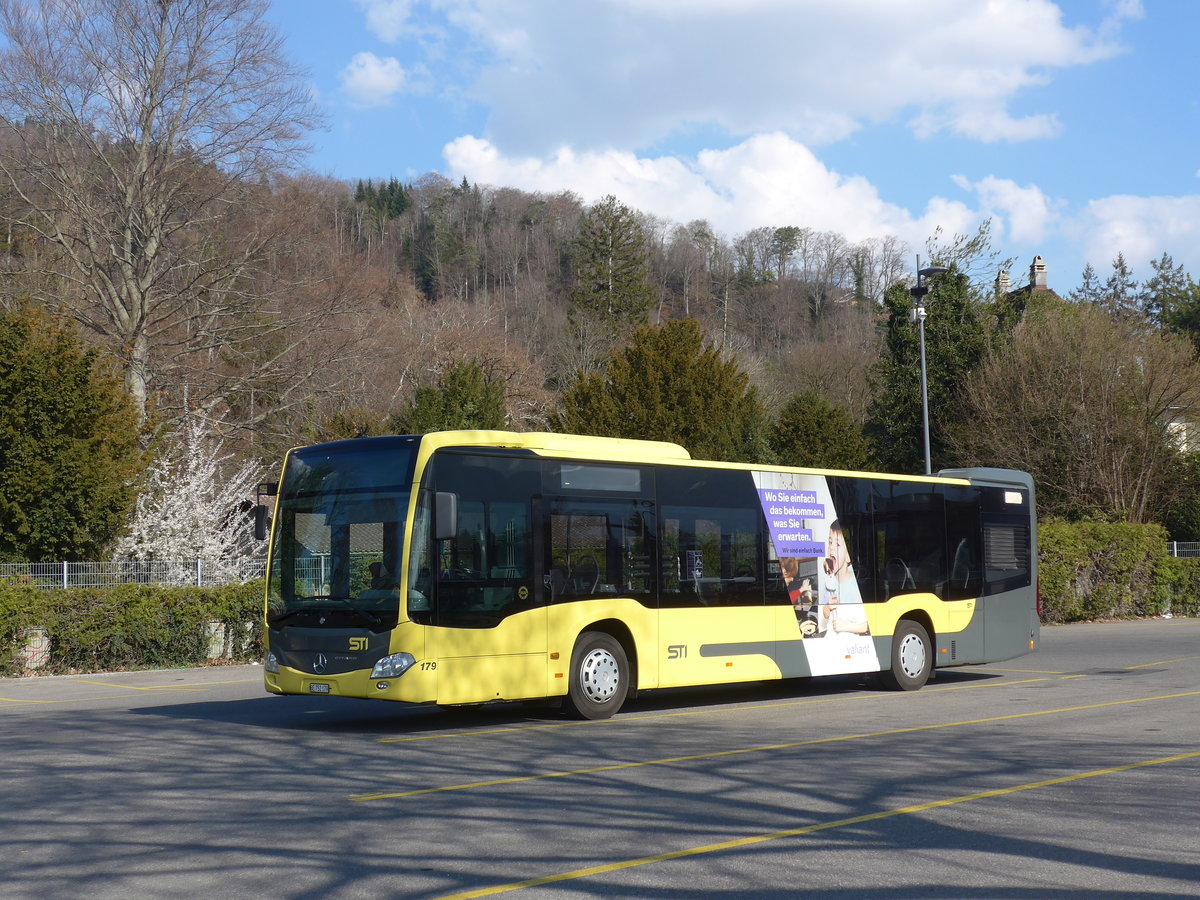 (203'448) - STI Thun - Nr. 179/BE 752'179 - Mercedes am 31. Mrz 2019 bei der Schifflndte Thun