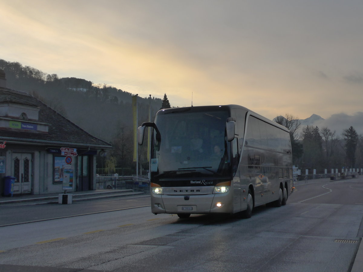 (203'454) - Oberland Reisen, Thun - Nr. 41/BE 390'041 - Setra (ex STI Thun Nr. 41) am 6. April 2019 beim Bahnhof Thun