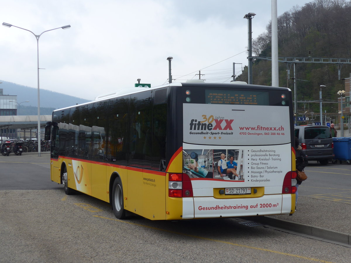 (203'695) - Wyss, Boningen - Nr. 65/SO 21'793 - MAN am 14. April 2019 beim Bahnhof Olten