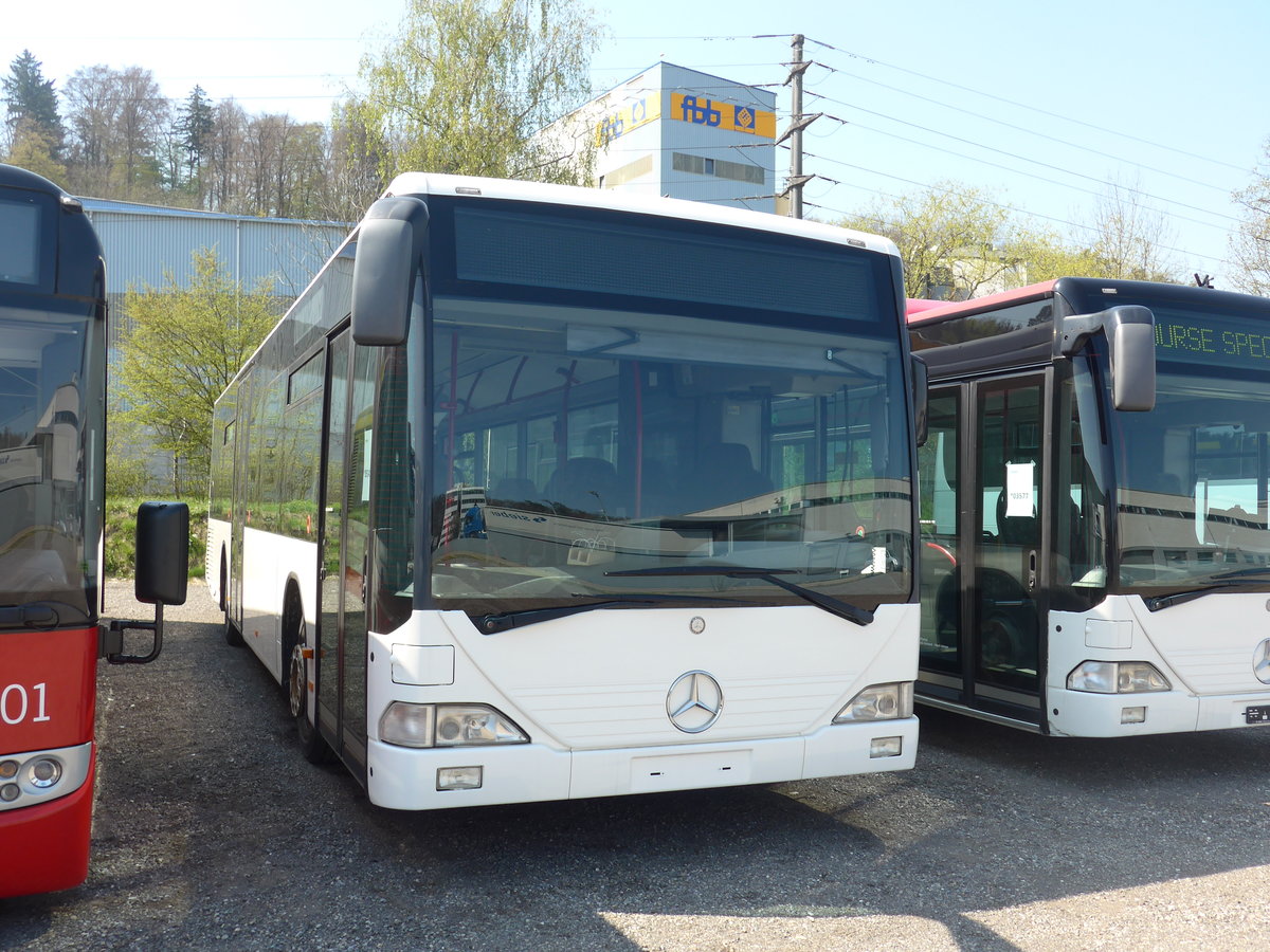 (203'833) - MOB Montreux - Nr. 27 - Mercedes (ex PostAuto Wallis) am 19. April 2019 in Kloten, EvoBus