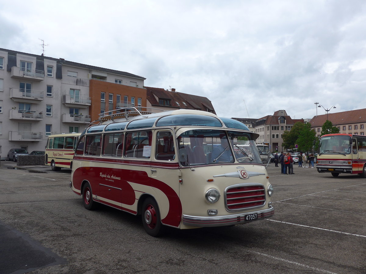 (203'993) - Aus Luxemburg: Rapide des Ardennes, Perl - 47'057 - Setra am 26. April 2019 in Haguenau, Parkplatz