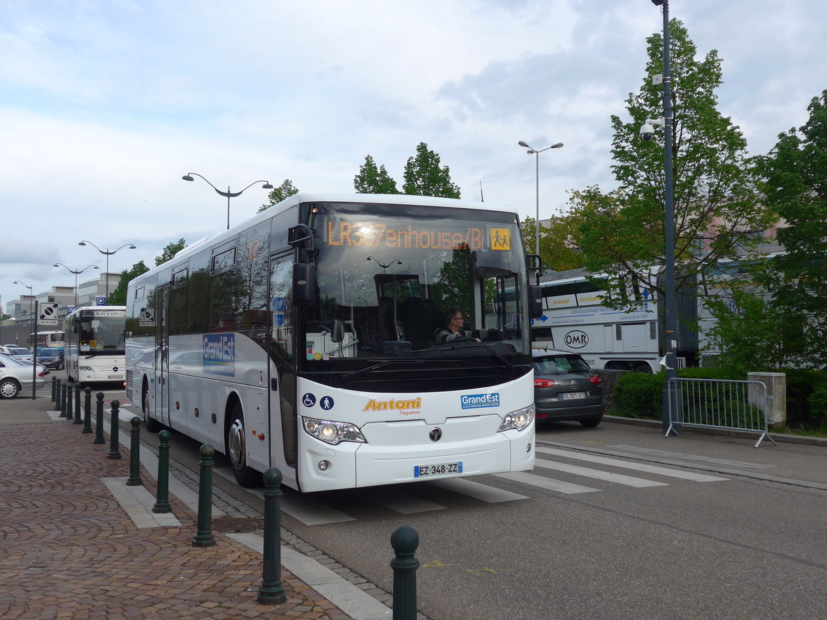 (204'102) - Antoni, Haguenau - EZ 348 ZZ - Temsa am 26. April 2019 in Haguenau, Parkplatz