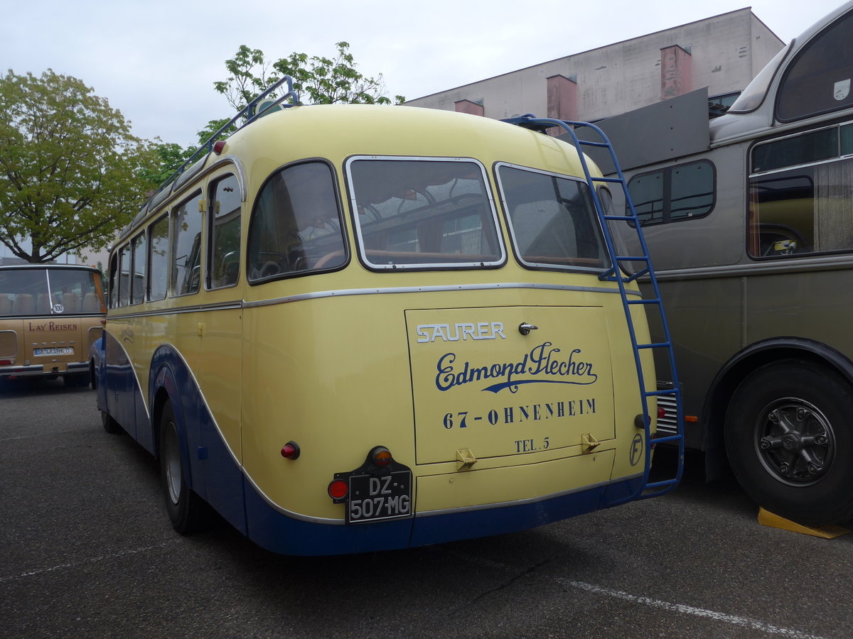 (204'173) - Flecher, Ohnenheim - DZ 507 MG - Saurer/Di Rosa am 27. April 2019 in Haguenau, Parkplatz