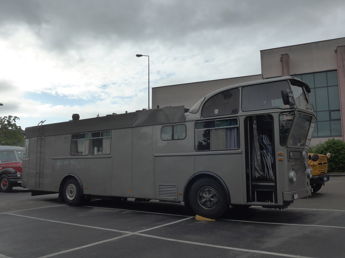 (204'487) - Aus der Schweiz: Schneider, Schmerikon - SG 13'934 - FBW/Tscher Hochlenker (ex Basler, Hofstetten; ex VBZ Zrich Nr. 244) am 28. April 2019 in Haguenau, Parkplatz