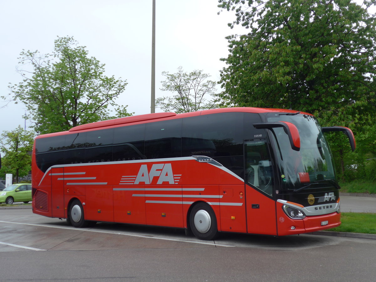 (204'585) - AFA Adelboden - Nr. 15/BE 26'702 - Setra am 9. Mai 2019 in Kemptthal, Raststtte