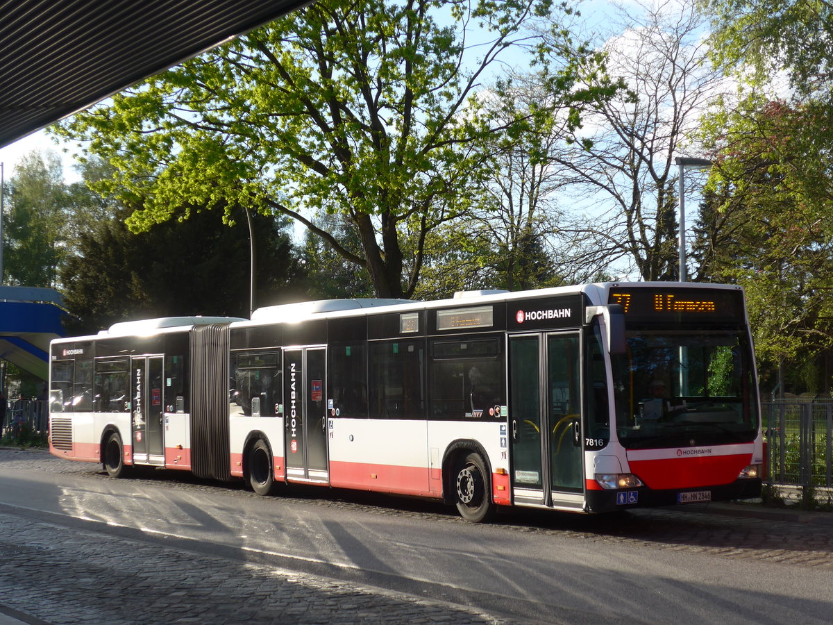 (204'841) - HHA Hamburg - Nr. 7816/HH-HN 2846 - Mercedes am 10. Mai 2019 in Hamburg, U-Bahnhof Billstedt