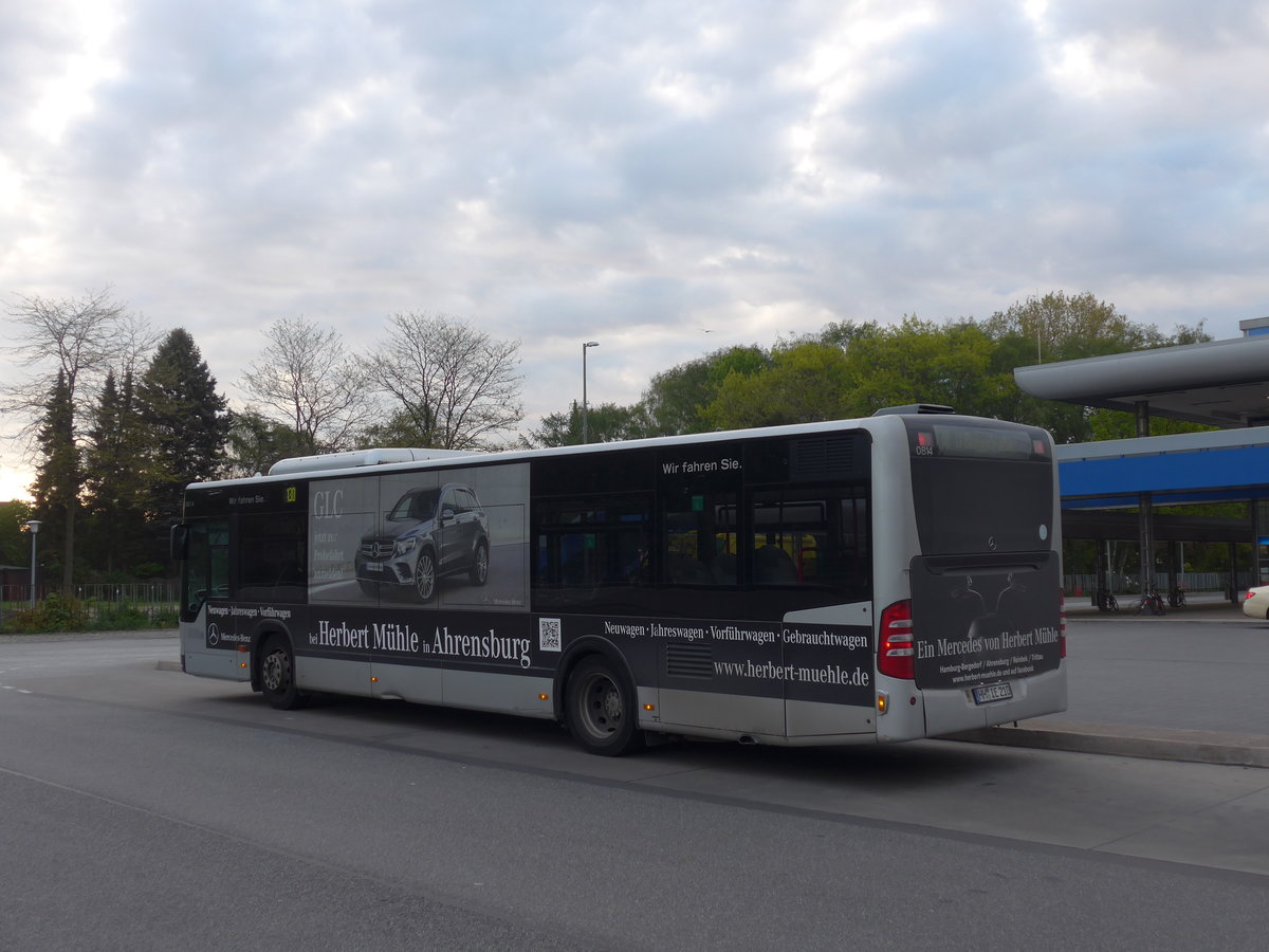 (204'852) - VHH Hamburg - Nr. 814/HH-IE 210 - Mercedes am 11. Mai 2019 in Hamburg, U-Bahnhof Billstedt