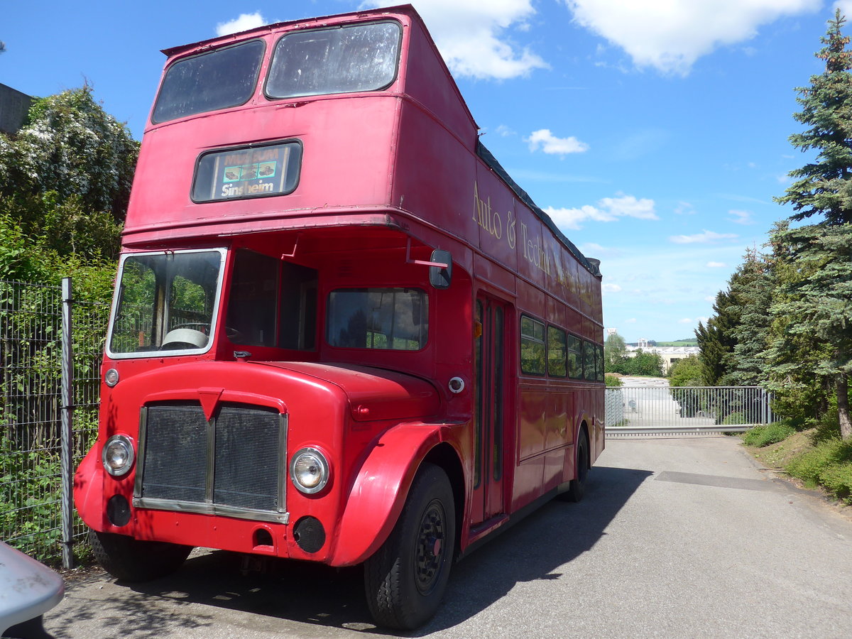 (205'184) - Museum, Sinsheim - A.E.C. (ex Londonbus) am 13. Mai 2019 in Sinsheim, Museum