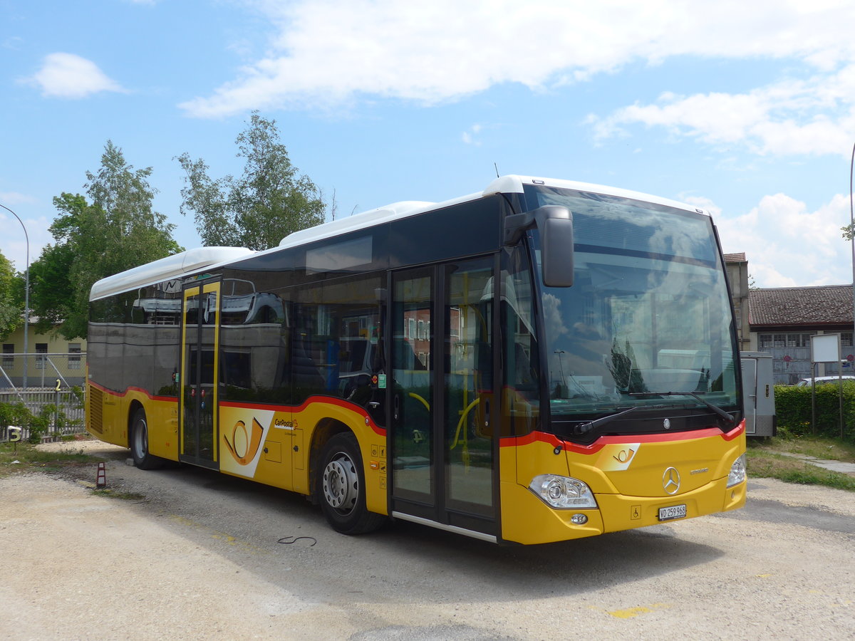 (205'406) - CarPostal Ouest - VD 259'968 - Mercedes am 25. Mai 2019 in Yverdon, Garage