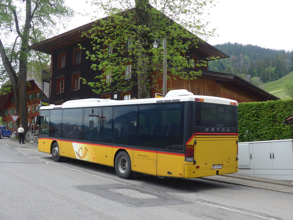 (205'585) - ASK Schangnau - BE 29'195 - Setra (ex SB Trans, Sursee Nr. 41; ex Stirnimann, Neuenkirch Nr. 41) am 27. Mai 2019 in Schangnau, Post