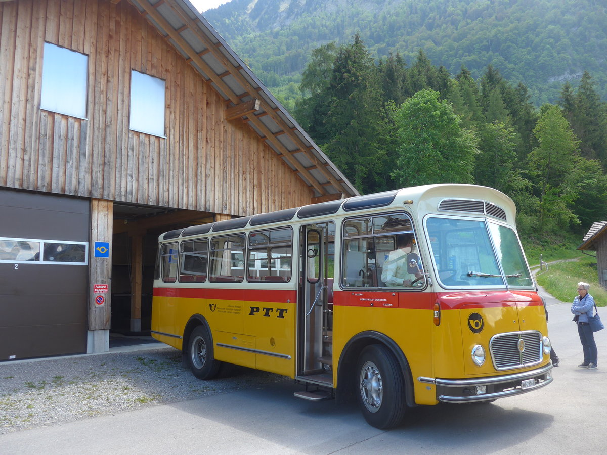 (205'623) - Mller, Ennetmoos - NW 23'167 - FBW/Gangloff (ex Rentsch, Gunten; ex P 23'203; ex P 21'003) am 30. Mai 2019 in Ennetmoos, Garage