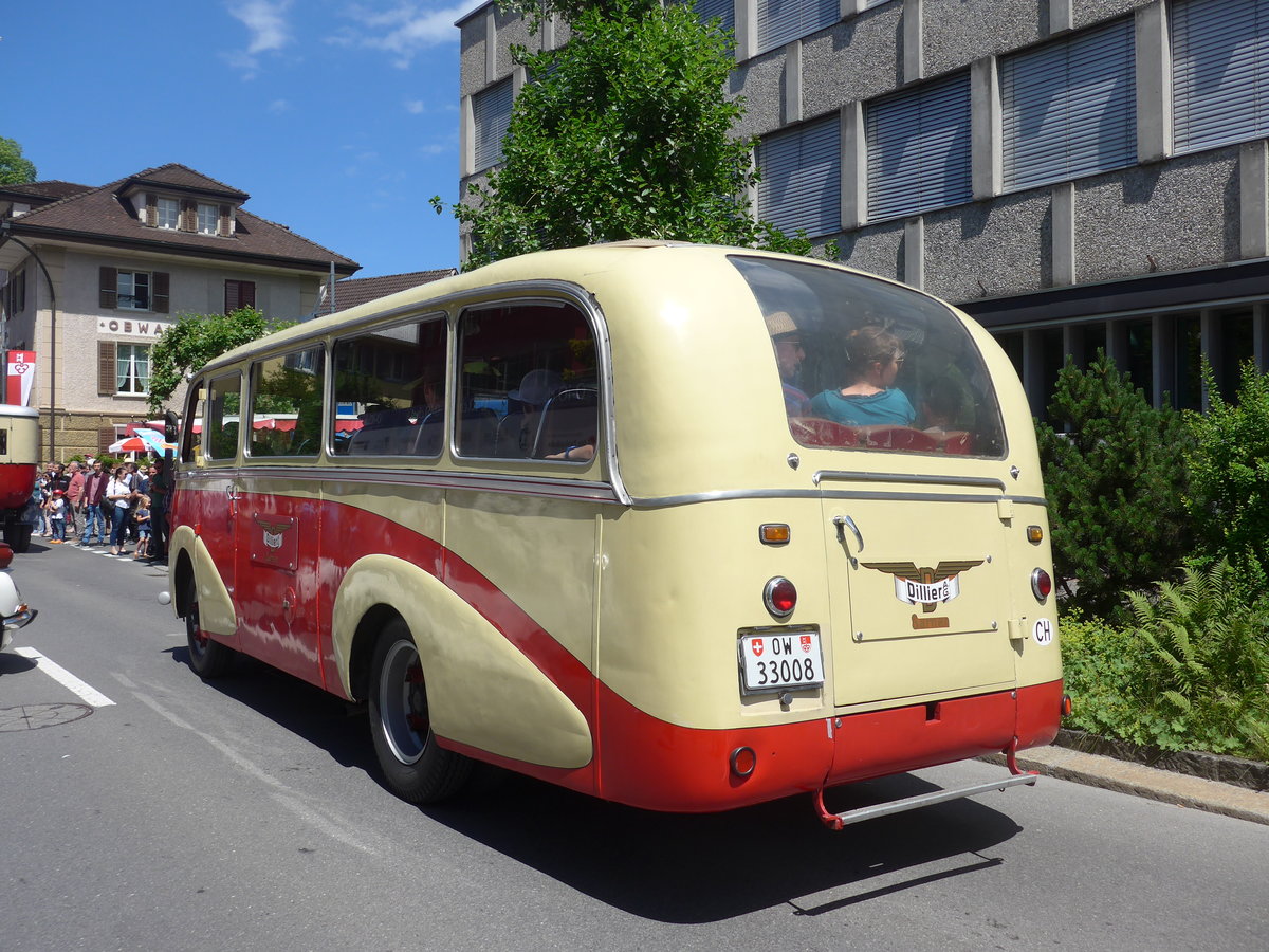 (205'929) - Dillier, Sarnen - OW 33'008 - Saurer/R&J am 8. Juni 2019 in Sarnen, OiO