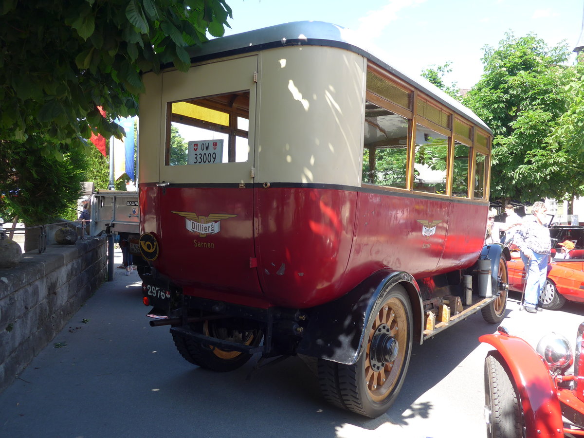 (205'971) - Dillier, Sarnen - OW 33'009 - Saurer/Saurer am 8. Juni 2019 in Sarnen, OiO