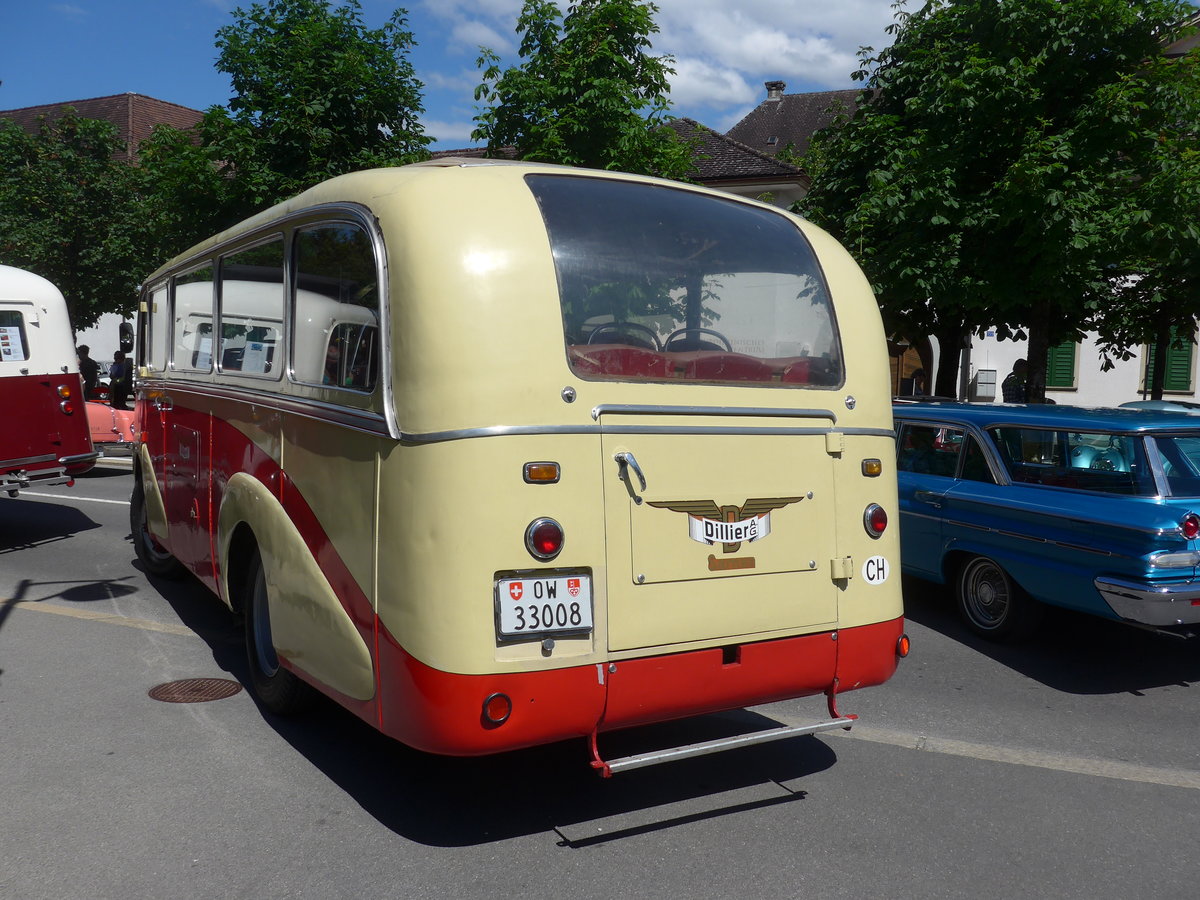 (205'974) - Dillier, Sarnen - OW 33'008 - Saurer/R&J am 8. Juni 2019 in Sarnen, OiO