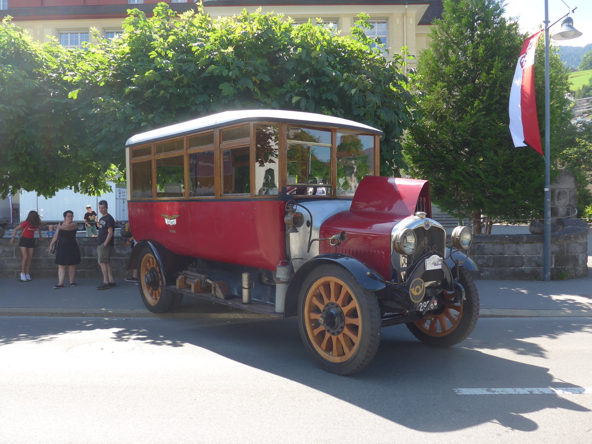 (206'103) - Dillier, Sarnen - OW 33'009 - Saurer/Saurer am 8. Juni 2019 in Sarnen, OiO