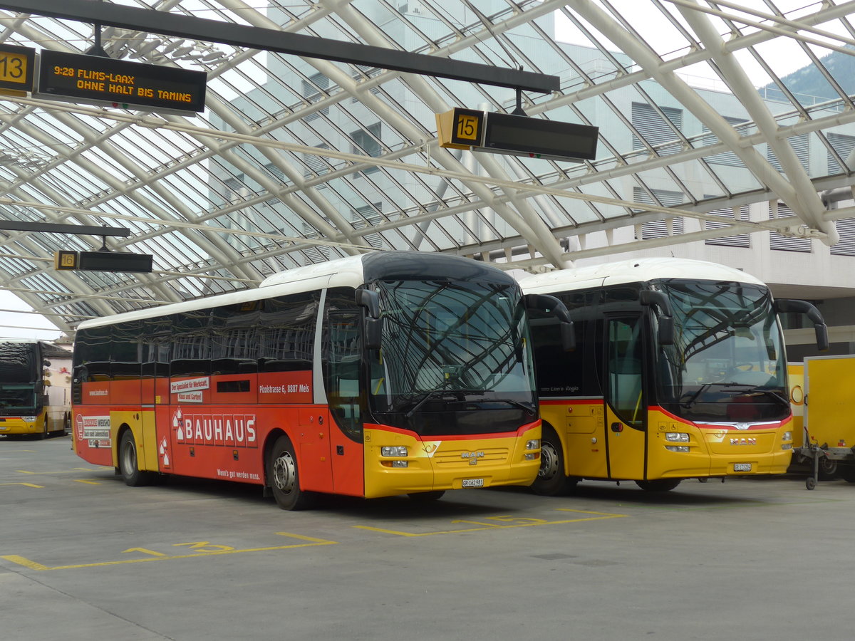 (206'190) - PostAuto Graubnden - GR 162'981 - MAN am 9. Juni 2019 in Chur, Postautostation