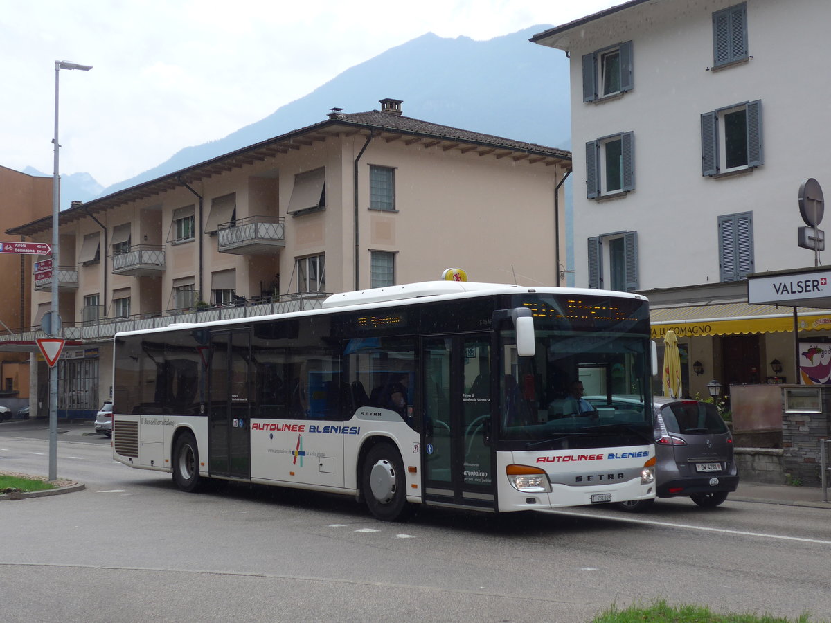 (206'231) - ABl Biasca - Nr. 19/TI 231'019 - Setra am 9. Juni 2019 beim Bahnhof Biasca