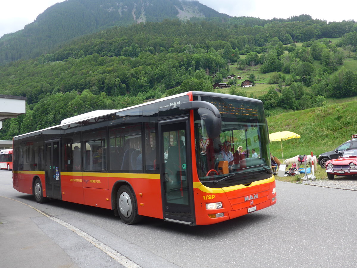 (206'380) - AS Engi - Nr. 1/SP/GL 7701 - MAN am 15. Juni 2019 in Engi, Vorderdorf