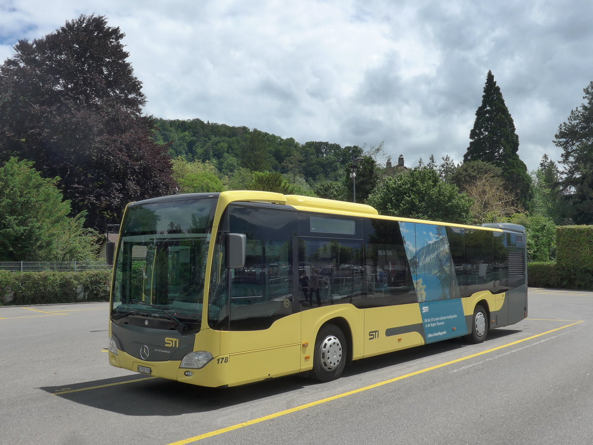 (206'448) - STI Thun - Nr. 178/BE 752'178 - Mercedes am 16. Juni 2019 bei der Schifflndte Thun