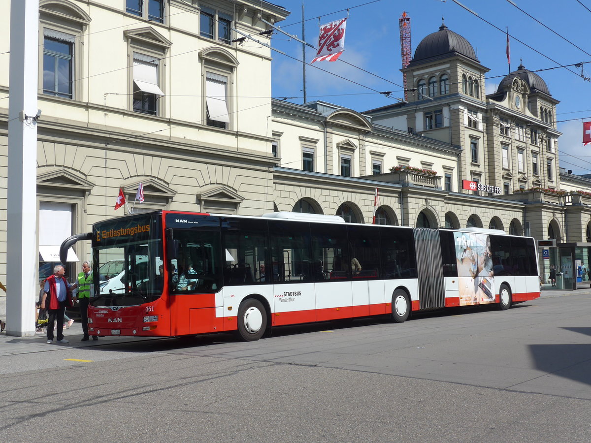 (206'658) - SW Winterthur - Nr. 361/ZH 473'361 - MAN am 23. Juni 2019 beim Hauptbahnhof Winterthur