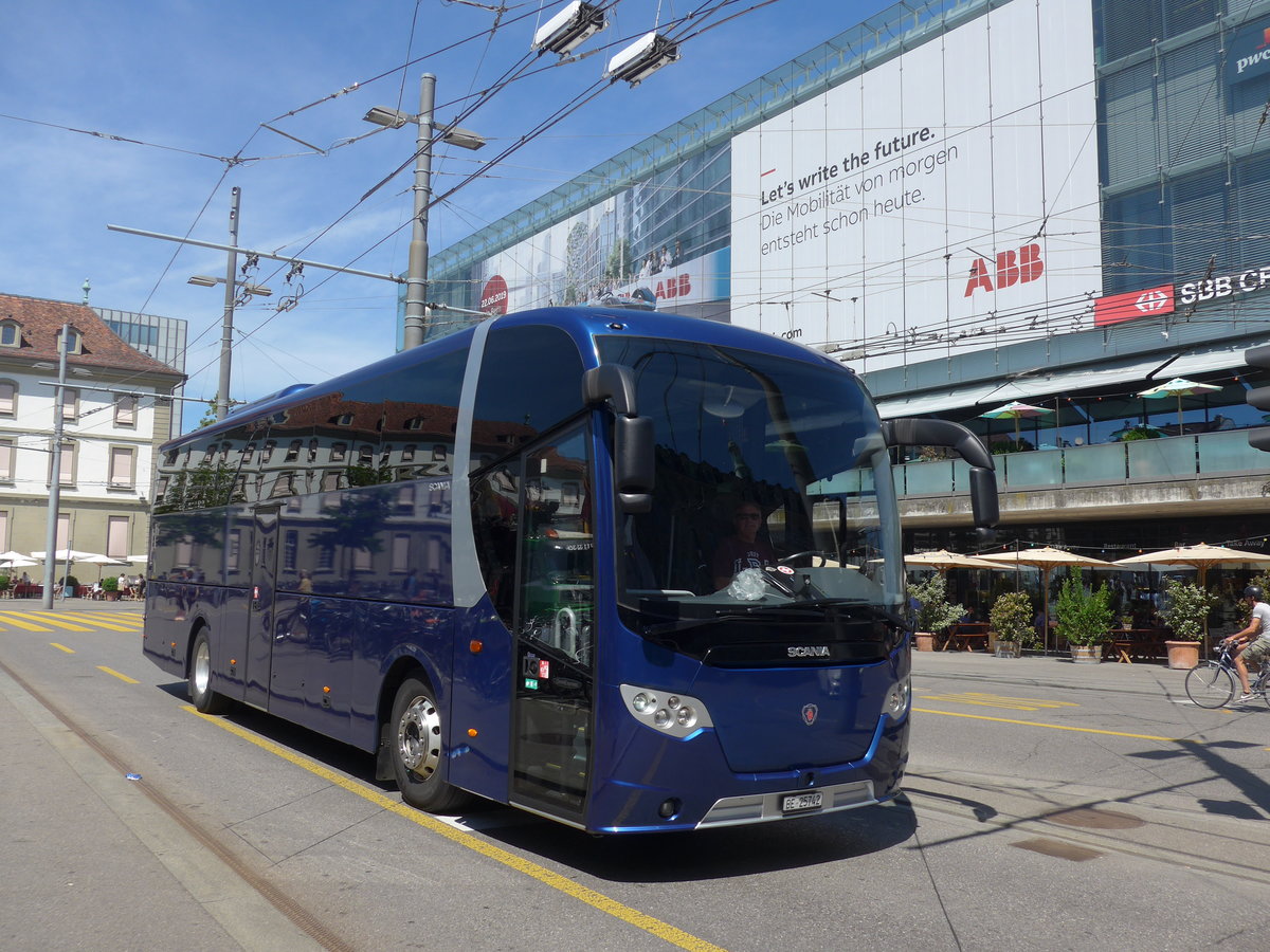 (206'779) - Schweizer Armee - BE 25'742 - Scania am 24. Juni 2019 beim Bahnhof Bern