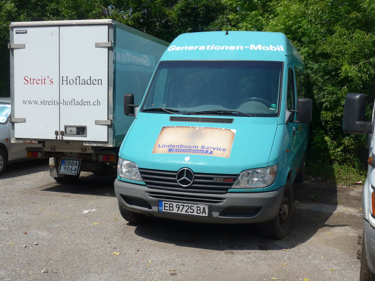 (207'191) - ??? - EB 9725 BA - Mercedes (ex Generationen-Mobil, CH-Kirchlindach) am 4. Juli 2019 in Gabrovo