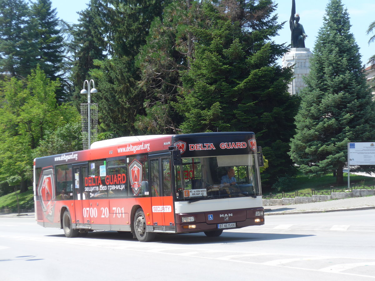 (207'371) - Gradski Transport - BT 4615 KK - MAN am 5. Juli 2019 in Veliko Tarnovo