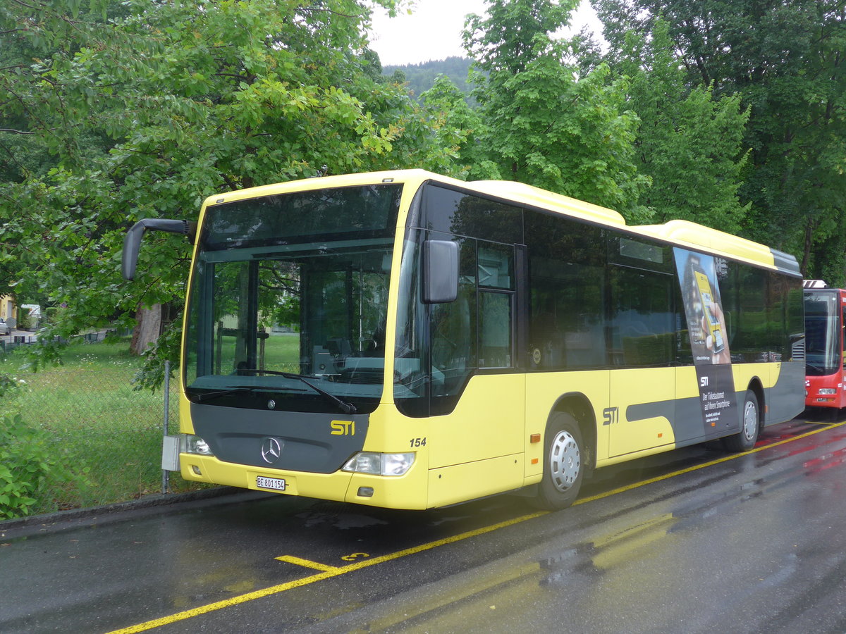 (207'430) - STI Thun - Nr. 154/BE 801'154 - Mercedes am 6. Juli 2019 bei der Schifflndte Thun